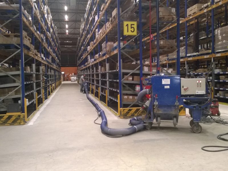 Betonvloer stralen en coaten