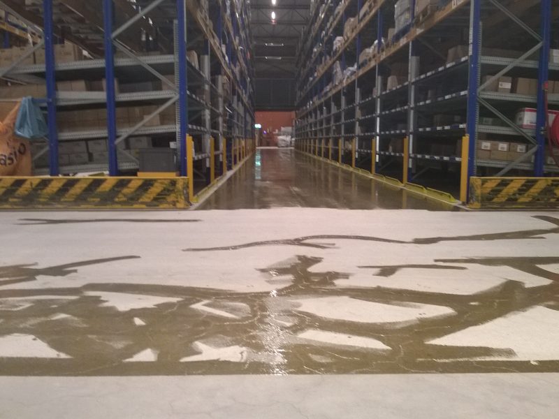 Betonvloer stralen en coaten