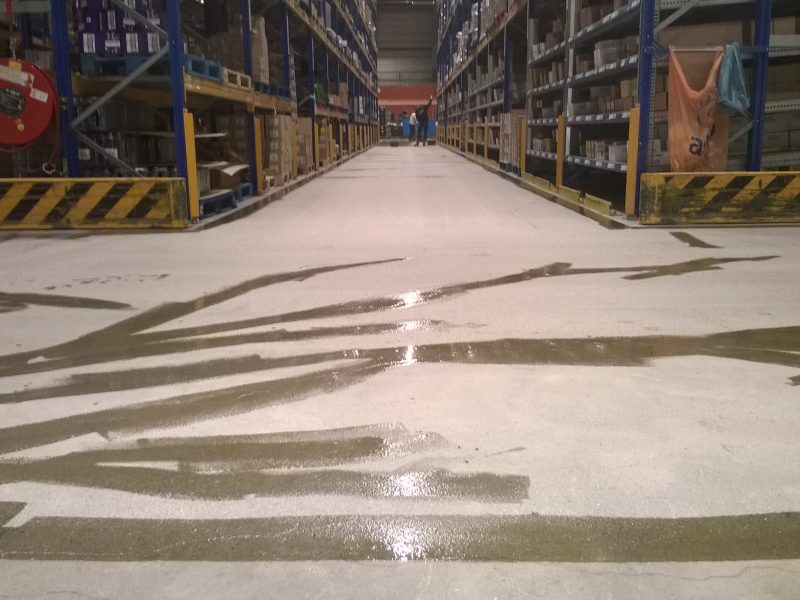 Betonvloer stralen en coaten